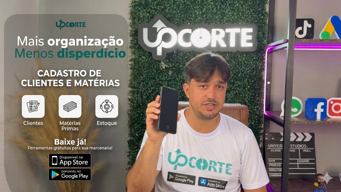 UPCORTE - MODULO 02 - CADASTRO DE MATERIAIS E CLIENTES