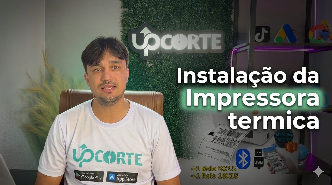 UPCORTE - MODULO 09 - INSTALAÇÃO DA IMPRESSORA E TROCA DE ETIQUETAS